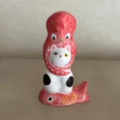 相良人形 鯛乗り猫に蛸 【ハチワレ】 - メルカリ