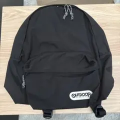 OUTDOOR ブラック バックパック
