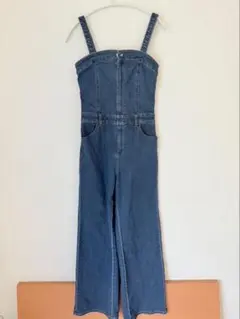 GU デニムブルーオーバーオール