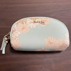 PAUL & JOE 花柄ポーチ 水色