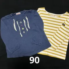 プチマイン&ブランシェス 長袖Tシャツ