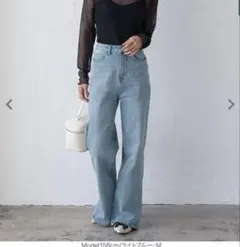 神戸レタス バックスリットハイライズデニム 191