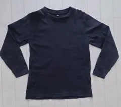 黒色 長袖カットソー 140サイズ