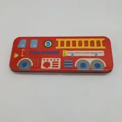 昭和レトロ　FIRE　ＥＮＧＩＮＥ 缶ペンケース サンリオ
