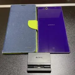 ジャンク品Xperia Z Ultra SOL24本体 充電スタンド ケース付き