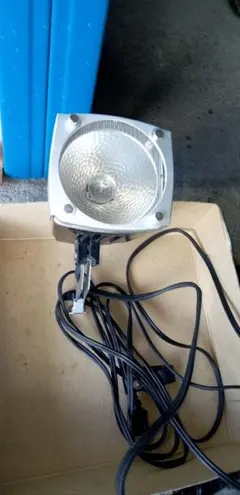 スポットライト 300W 調光機能付き シルバー