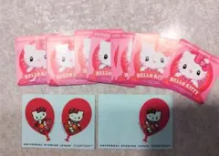 ユニバ　ハローキティ　 ステッカー　シール　10枚　＋おまけ