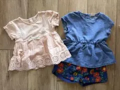 プティマイン　女の子80cm 夏服
