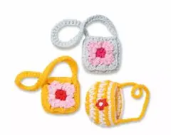 【新品未開封】ジャストダッチ あみぐるみ用 ショルダーバッグ 3点セット