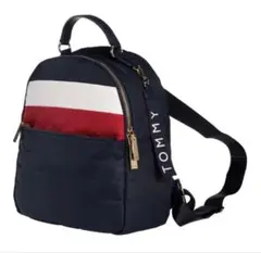 TOMMY キルティングリュック ネイビーのサムネイル