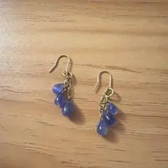 タンザナイト ピアス