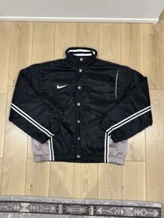 【希少】90s NIKE ナイキ ベースボールジャケット スタジャン 刺繍　黒
