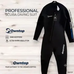 新品タグ付】Owntop ウェットスーツ 5mm フルスーツ メンズ Mサイズ 