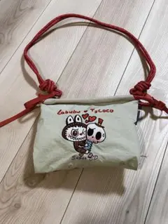 ラブブLABUBU刺繍ショルダーバッグ 売り切り！
