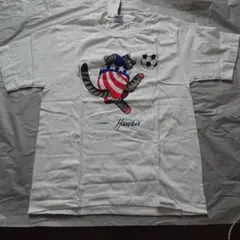 Crazy Shirts Hawaii Tシャツ 猫 サッカー柄タグつき未使用品