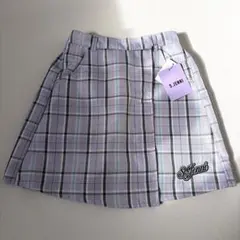 S.JENNI キッズ スカート チェック柄 パープル系 150 新品タグ付き