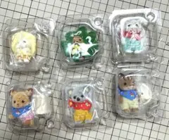 シルバニア　キラキラくじ　赤ちゃん　リス　ネコ　シカ　コアラ　ひみつの森