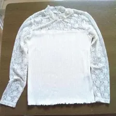 ♥最終お値下げしましたハニーズ♡COLZA ホワイトレースカットソー長袖Sサイズ