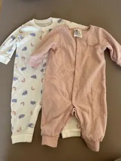 H&M UNIQLO ロンパース2枚セット　60 70