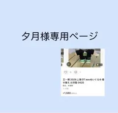 夕月様専用ページ