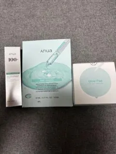 Anua PDRN + HYALURON グロウパッド、クリーム、シートマスク