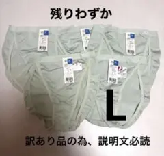 訳あり品　グンゼ　GUNZE キスキス　ハイレグタイプ　ショーツL 5枚セットのサムネイル