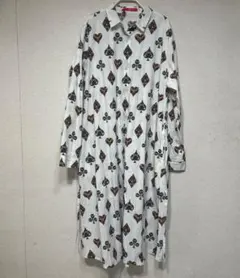 美品 graniph junaidaコラボシャツワンピース トランプのサムネイル