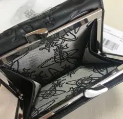 Vivienne Westwood 三つ折り財布 がま口 ブラック