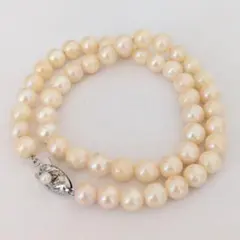 本真珠 アコヤ真珠 ネックレス 7mm 一連 SILVER刻印 専用ケース付