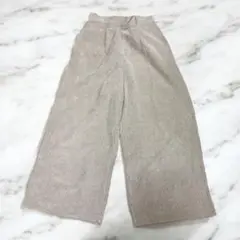 【美品】Samantha Mos2 パンツ　ワイドパンツ　コーデュロイ　イージー