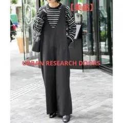 【美品】アーバンリサーチドアーズ FORK&SPOON Uネックサロペット