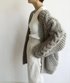 トゥデイフル TODAYFUL ケーブルハンドニットカーディガン