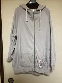 大幅値下げ！ワールドワイドラブ！古着加工ロングパーカーのサムネイル