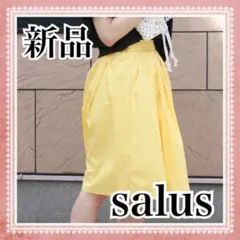 新品 salus フレアスカート 黄色 ブランド 秋冬 タイト ロング ミニ 黒のサムネイル