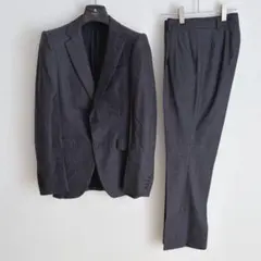 【極美品/最高級】ボッテガヴェネタ　スーツ　カシミヤ混　44 チャコールグレーのサムネイル