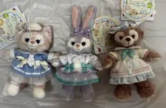 ファインドユアビューティフルブルーぬいぐるみバッジ　ディズニーシー　25周年