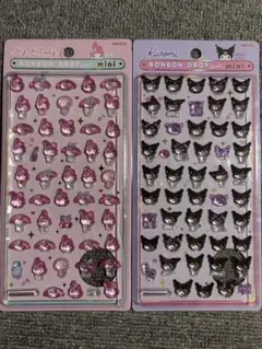 サンリオ ボンボンドロップシール ミニ mini マイメロ クロミ ２枚セット
