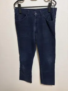 80sビンテージ！リーバイス519コーデュロイパンツ　ネイビー