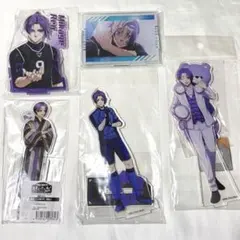ブルーロック展 ぬいぐるみマスコット 御影玲王 アクリルスタンド ２１点セット ブルーロック展 ぬいぐるみマスコット 御影玲王 アクリルスタンド 21