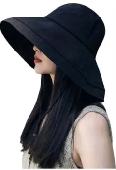 帽子 レディース 日焼け防止つば広 サンハット UV対策 紫外線防止 折り畳み