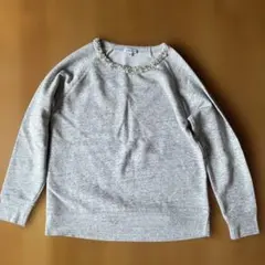 GLOBAL WORK M グレー 長袖トップス　レディース