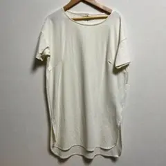 メイソングレイ　トップス　チュニック　とろみ素材　オフホワイト　半袖のサムネイル