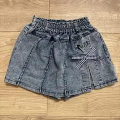 キッズ　デニム　ショートパンツ　140cm