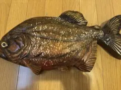 美品】鯛型 土鍋 佐々木浩章さん 魚型陶芸品 6号サイズ 久須美陶房