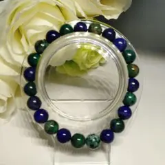 ラピスラズリinクリソコラ天然石パワーストーンブレスレット