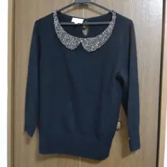 ビジュー ニット