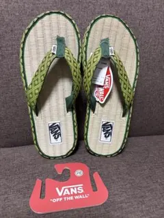 일본 한정 VANS TATAMI COASTAL 다다미 샌들 28cm 녹색