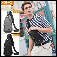 ボディーバッグ　ワンショルダーバッグ　スポーティ　軽量　コスパ　防水　撥水