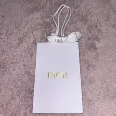 Dior ショップ袋 ホワイト ゴールドロゴ | Mercari
