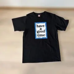 【美品】have a good time Tシャツ　黒青　Mサイズのサムネイル